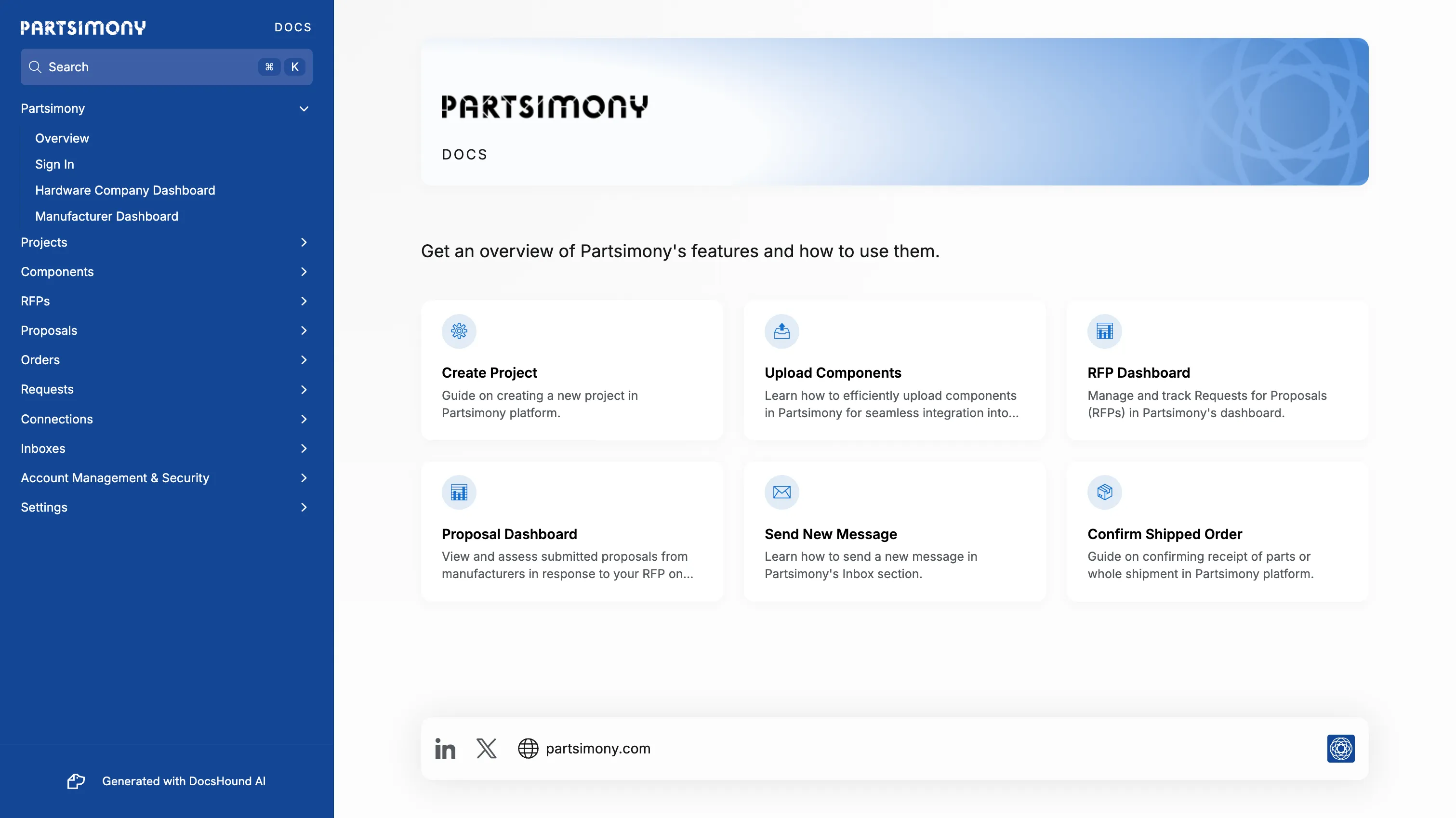 A visual case study of a DocsHound customer