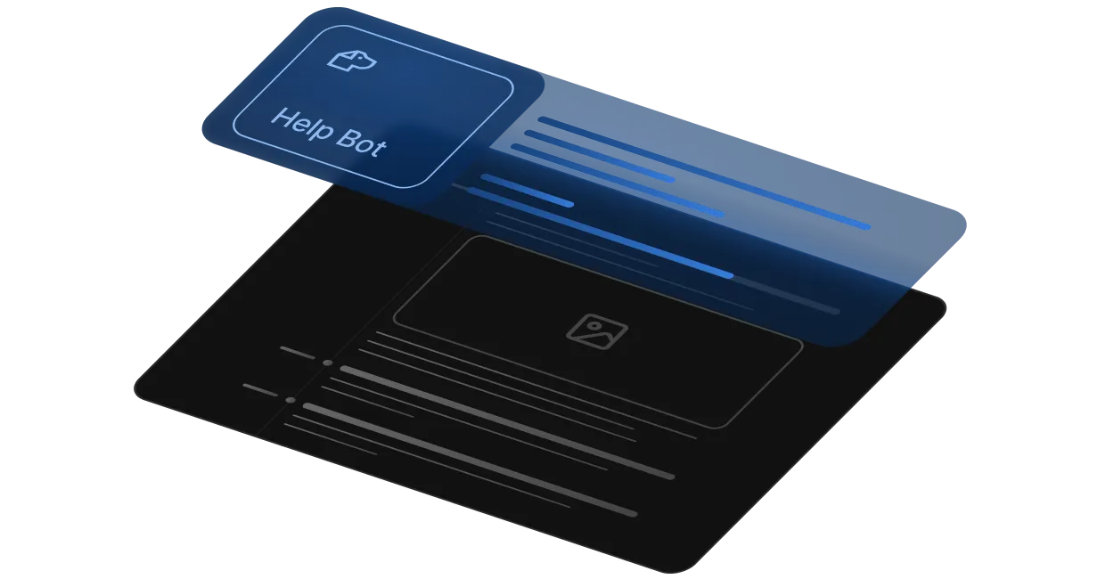 Deploy intelligent support that provides **accurate, contextual answers** exactly when customers **need assistance**